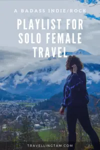 rock and indie solo female travel playlist