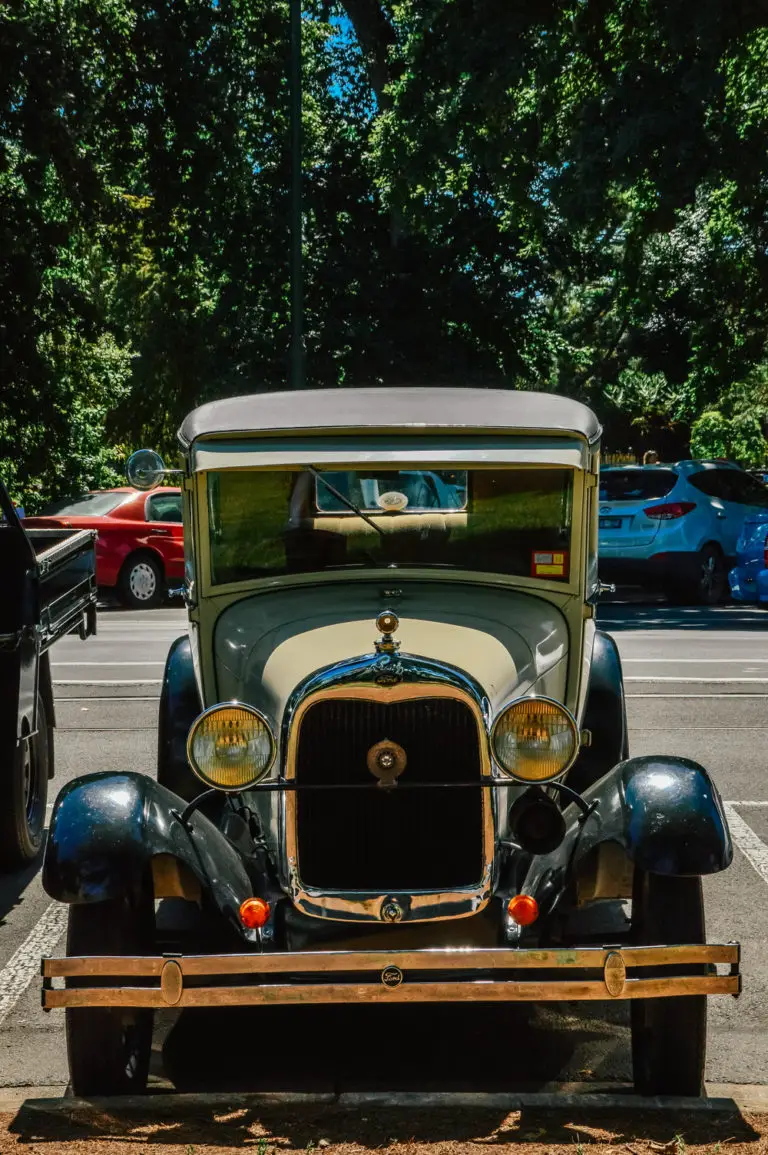 vintage car parked in ballarat