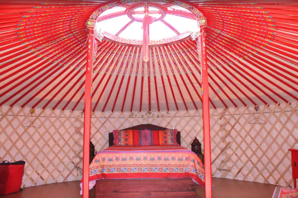 Mongolian Yurt camping in Victoria Australia