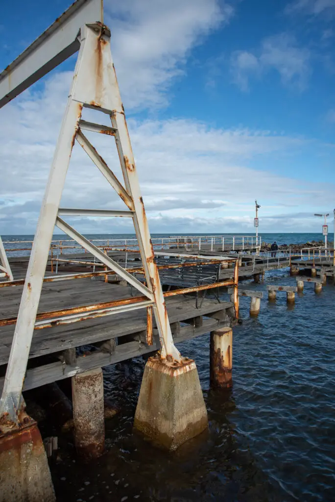 historic boat launching pier