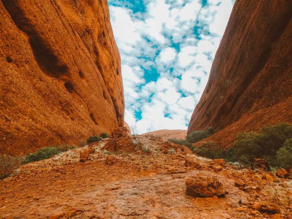 orange rocks at Kata Tjuta in Northern Territory