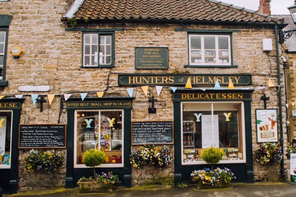 Hunters of Harrogate shopfront in Helmsley