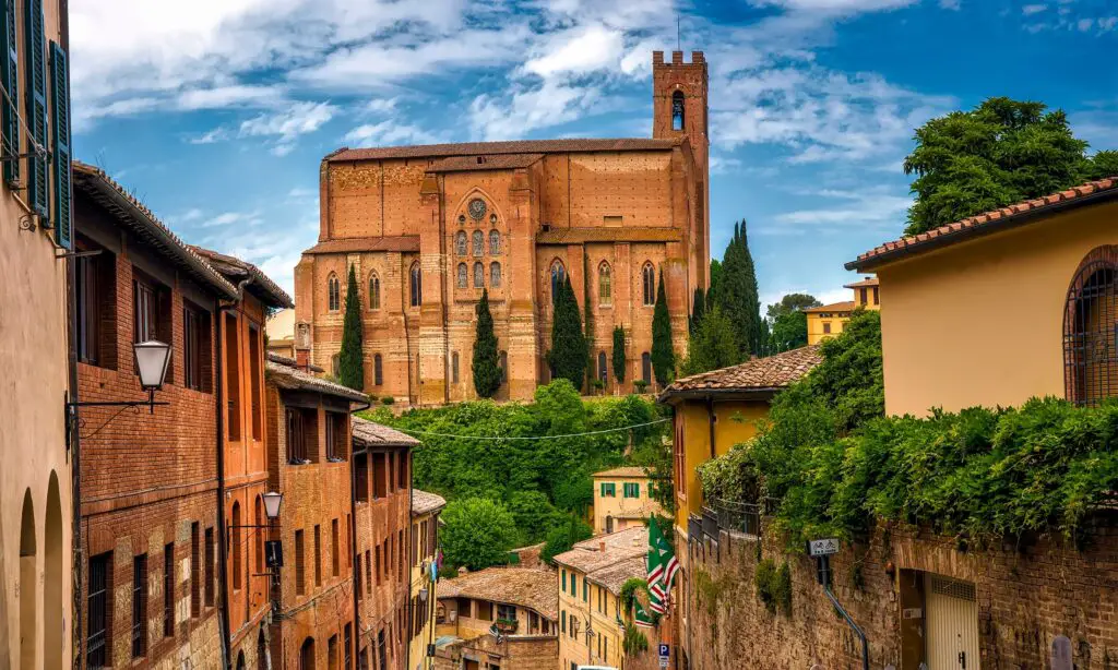 italian town in summer