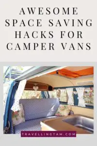 space saving camper van hacks