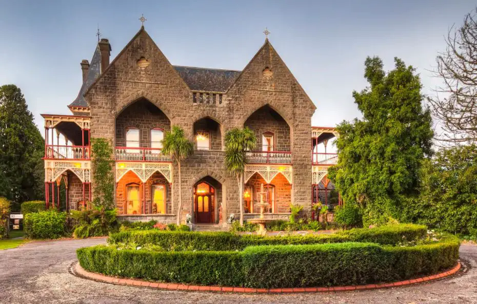 unique castle accommodation in victoria australia