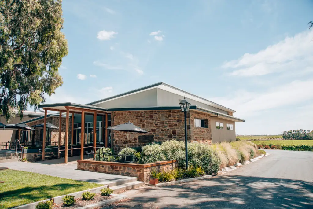 the front of Pikes Winery building