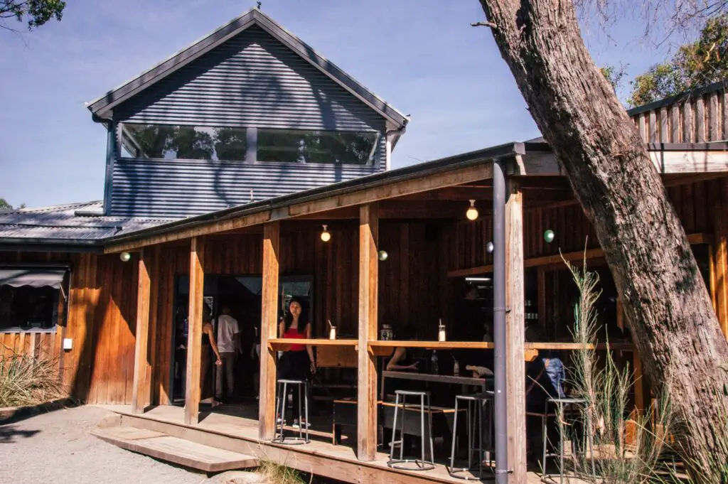 exterior view of the bruny cheese co building