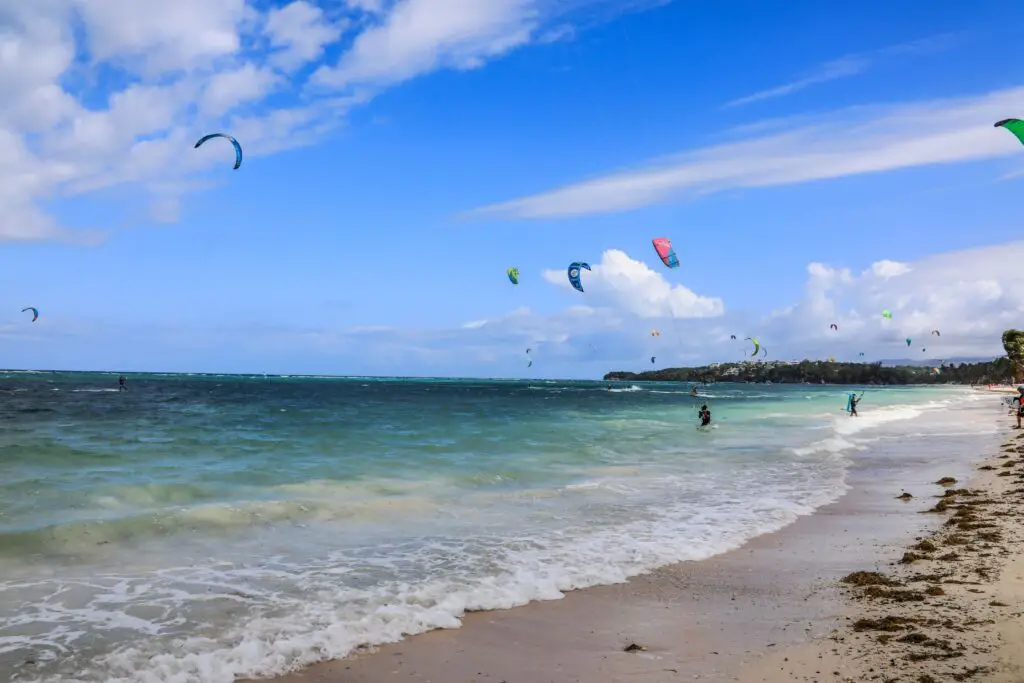 kite surfing Bulablog Beach