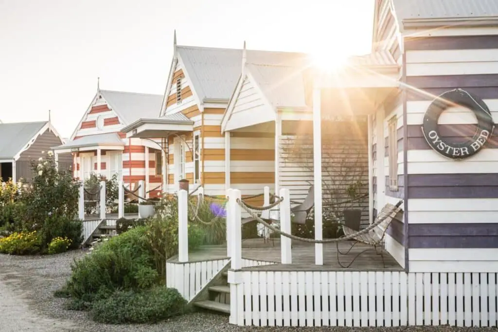 beach hut accommodation