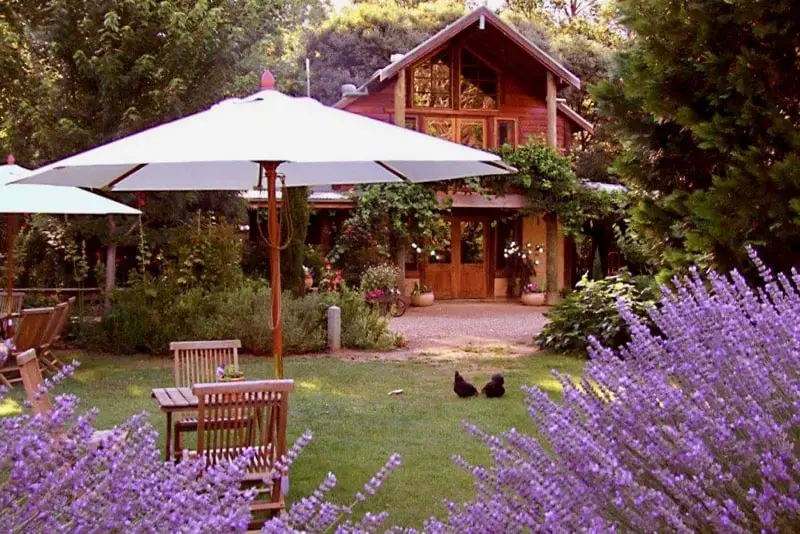 cabin on lavendar farm