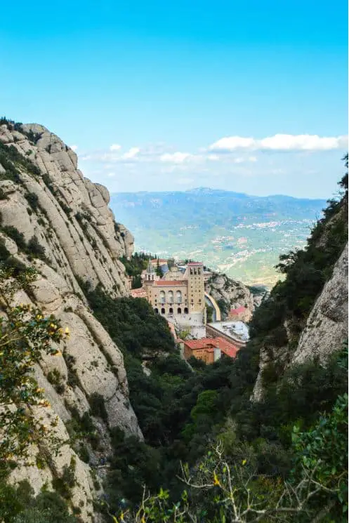 Montserrat Monastery view from above
