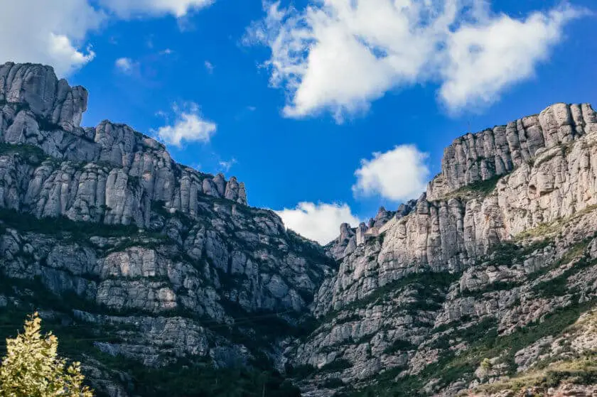 rock formations of montserrat