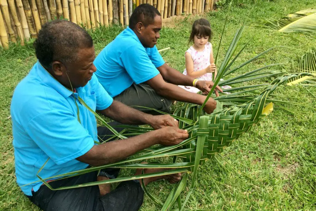 basket weaving fiji