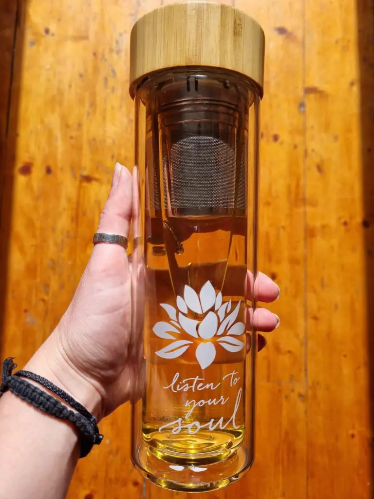 lotus tea tumbler