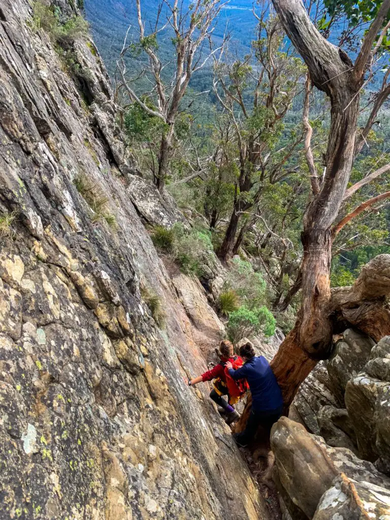 rock climbing cathedral ranges