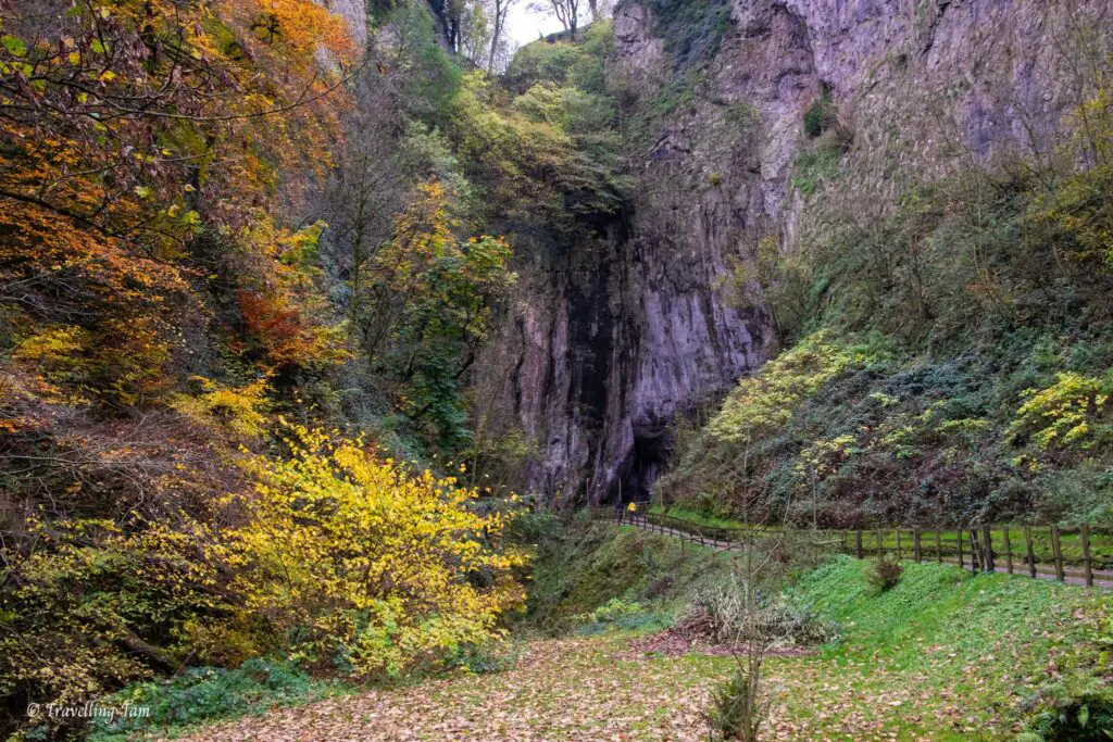 Entrance to Peak Cavern in Castleton