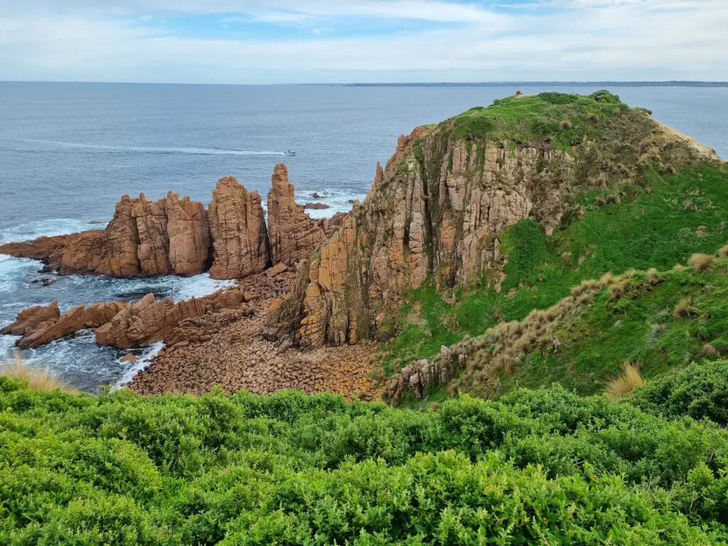 The pinnacles rock formation on Phillip Island
